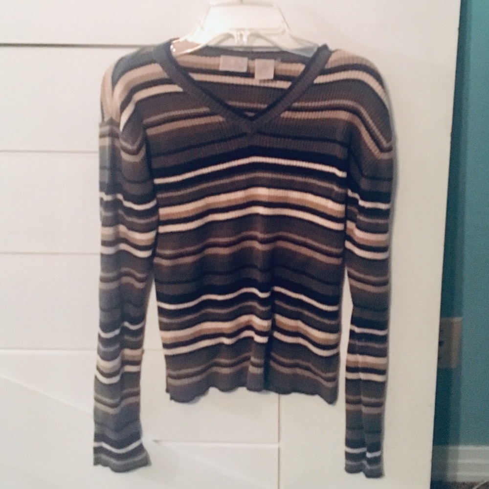🤗Long sleeve striped lightweight sweater